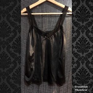 Black Nylon Slip